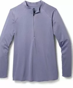 Rei Women' Top Plus Size Lightweight Co-Op Base Layer Half-Zip