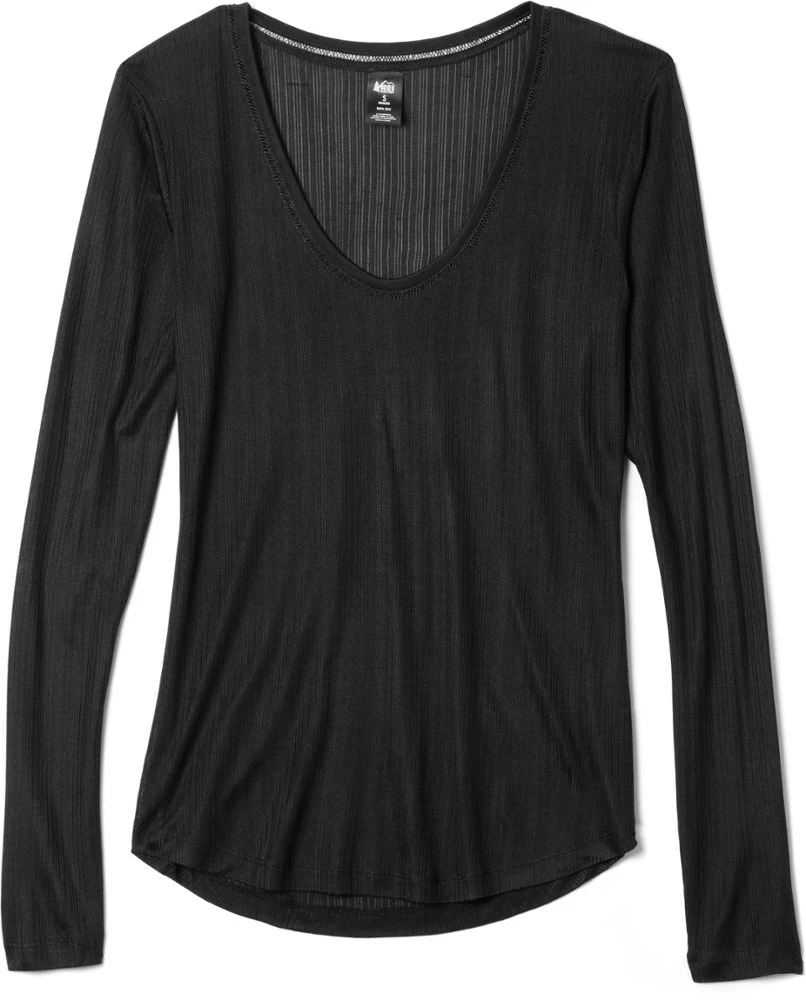 Rei Co-Op Women' Shirt Silk V-Neck 3 Rei Co-Op Women' Shirt Silk V-Neck - Image 3