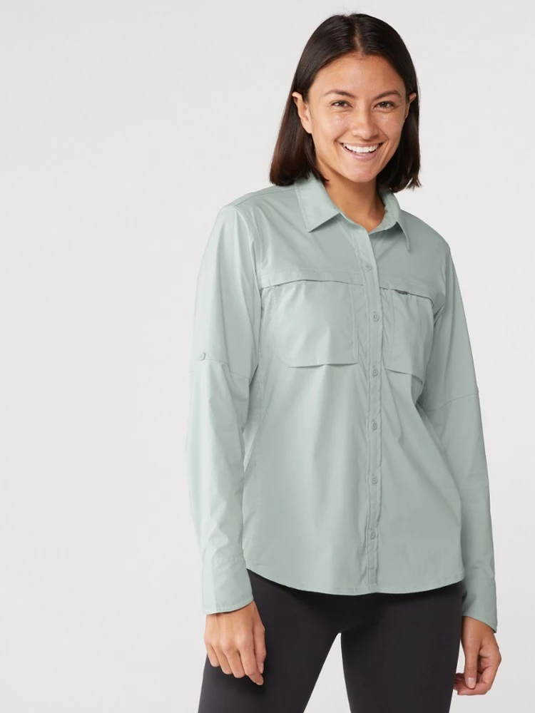 Rei Co-Op Women' Shirt Sahara Solid Long-Sleeve 2 Rei Co-Op Women' Shirt Sahara Solid Long-Sleeve - Image 2