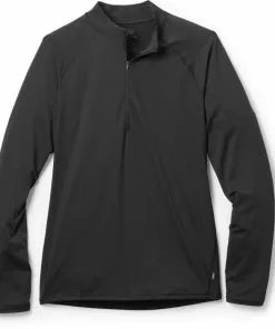 Rei Men' Top Tall Size Lightweight Zip-Neck Co-Op Long-Sleeve Base Layer -Rei Camping Outdoor Store 4890b3be 9e48 40b4 a868 af234cfdb80c