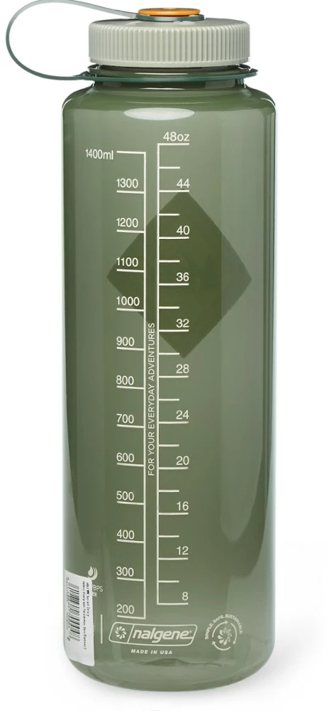 Nalgene Rei Water Bottle 48 Fl. Oz. Wide-Mouth Sustain Co-Op Graphic 2 Nalgene Rei Water Bottle 48 Fl. Oz. Wide-Mouth Sustain Co-Op Graphic - Image 2