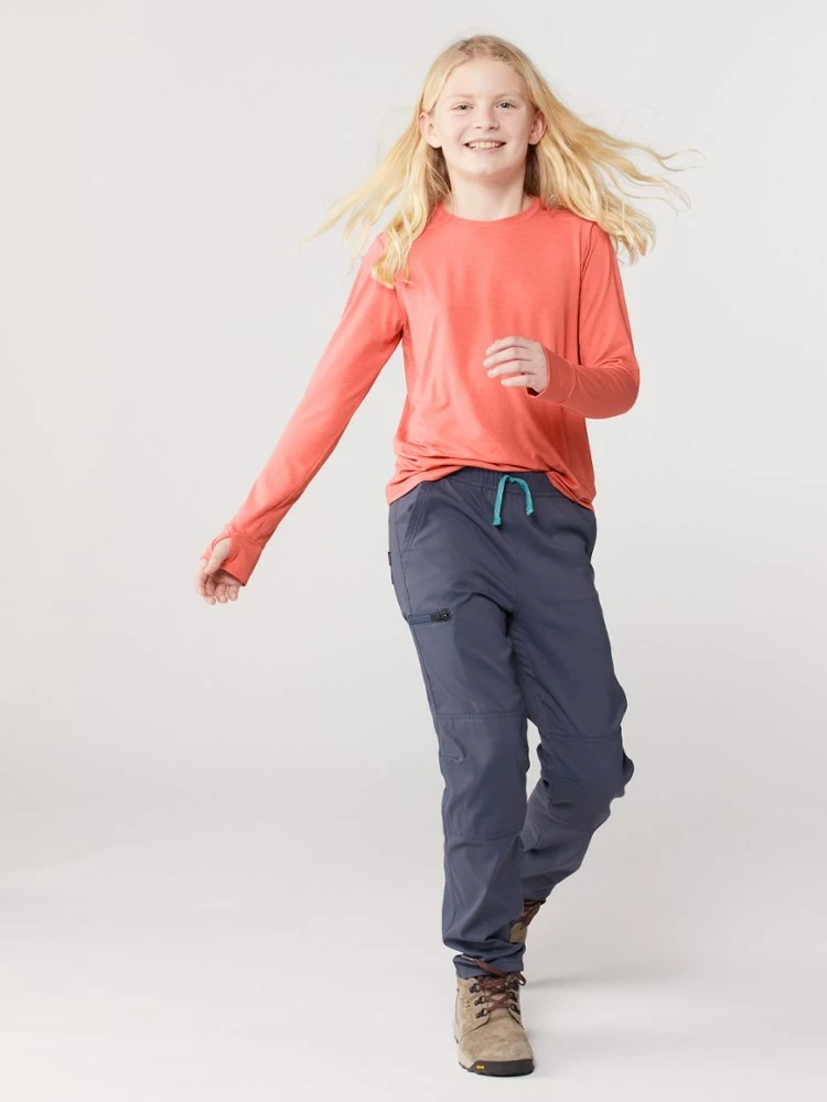 Rei Co-Op Kids' T-Shirt Long-Sleeve Sahara Shade 4 Rei Co-Op Kids' T-Shirt Long-Sleeve Sahara Shade - Image 4