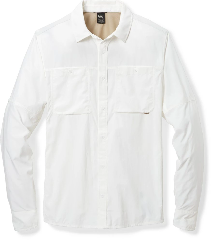 Rei Co-Op Men' Shirt Tall Size Solid Long-Sleeve Sahara 1 Rei Co-Op Men' Shirt Tall Size Solid Long-Sleeve Sahara