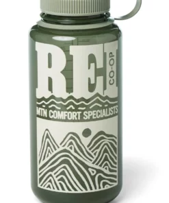 Nalgene Rei Water Bottle 32 Fl. Oz. Wide-Mouth Sustain Co-Op Graphic