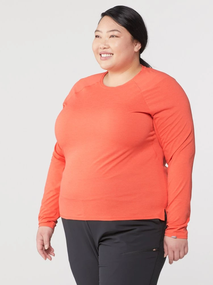 Rei Co-Op Swiftland Women' T-Shirt Plus Size Running Long-Sleeve 2 Rei Co-Op Swiftland Women' T-Shirt Plus Size Running Long-Sleeve - Image 2
