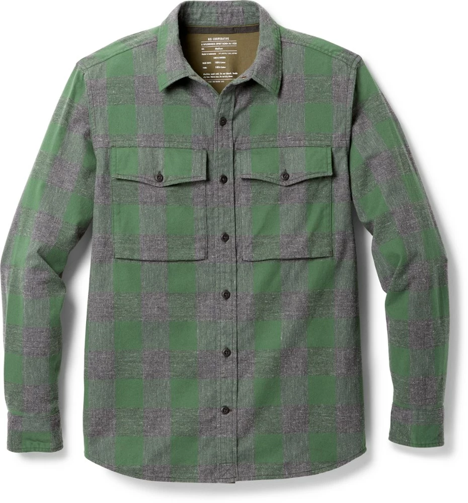 Rei Co-Op Men' Shirt Wallace Lake Flannel 15 Rei Co-Op Men' Shirt Wallace Lake Flannel - Image 15