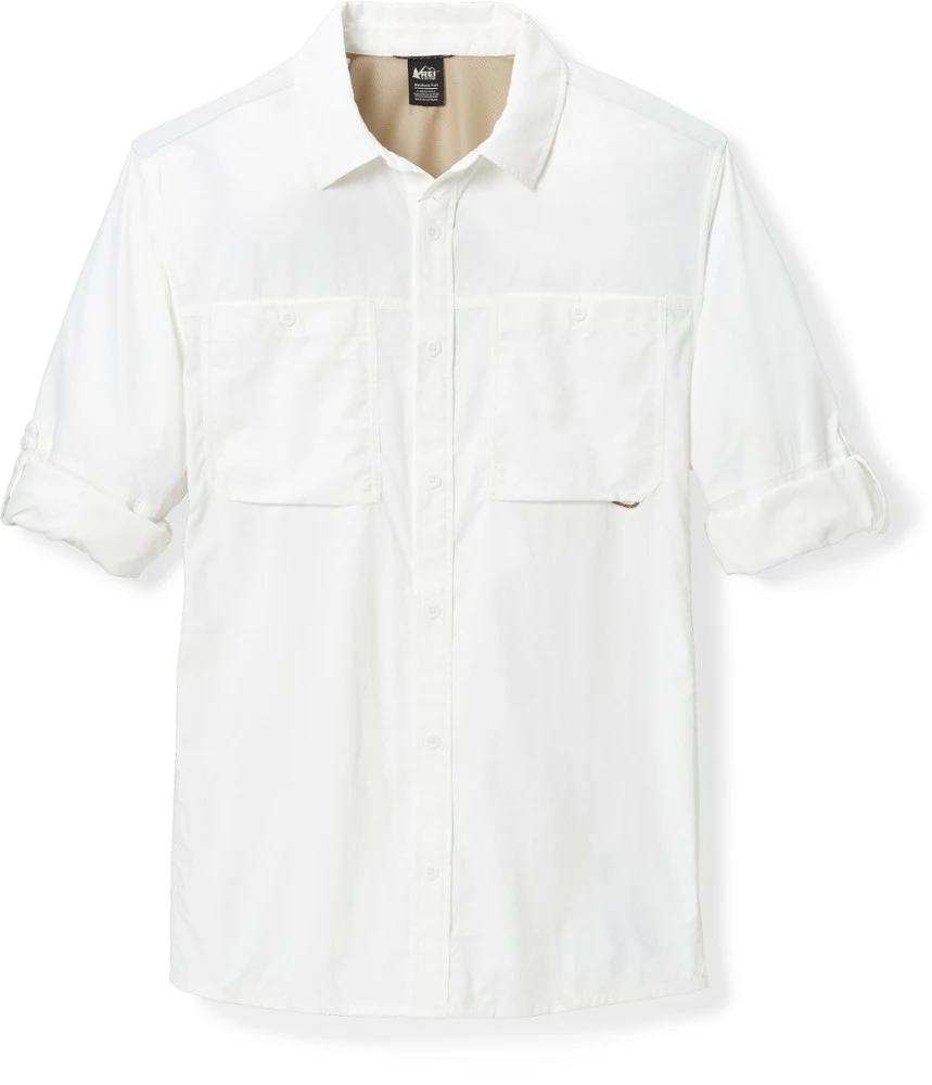 Rei Co-Op Men' Shirt Tall Size Solid Long-Sleeve Sahara 6 Rei Co-Op Men' Shirt Tall Size Solid Long-Sleeve Sahara - Image 6