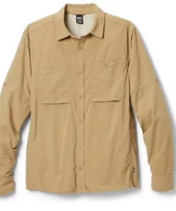 Rei Co-Op Men' Shirt Tall Size Solid Long-Sleeve Sahara 17 Rei Co-Op Men' Shirt Tall Size Solid Long-Sleeve Sahara -Rei Camping Outdoor Store 6c5f3483 4063 4350 8961 8ef403c61512