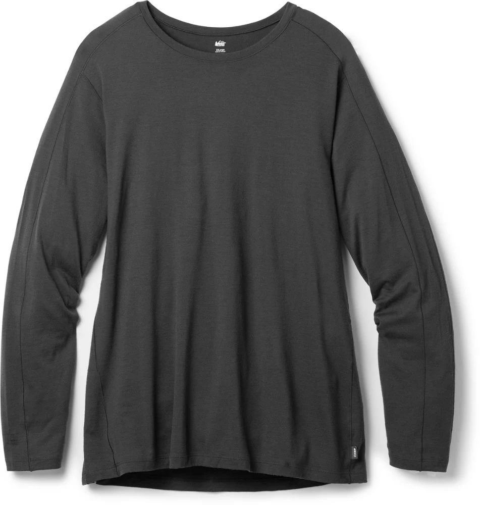 Rei Women' Layer Top Merino 185 Plus Size Base Co-Op Long-Sleeve 6 Rei Women' Layer Top Merino 185 Plus Size Base Co-Op Long-Sleeve - Image 6