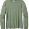Rei Co-Op Men' T-Shirt Long-Sleeve Sahara