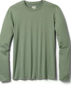 Rei Co-Op Men' T-Shirt Long-Sleeve Sahara