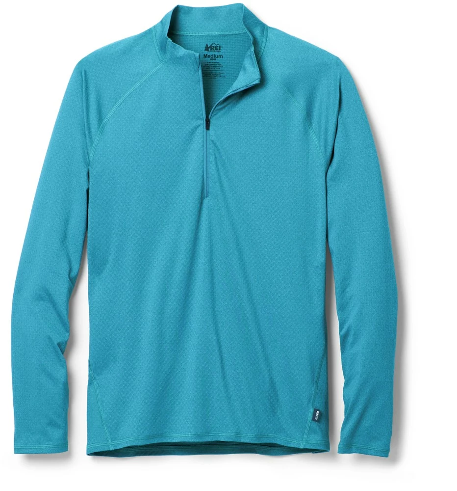 Rei Men' Top Lightweight Co-Op Base Layer Half-Zip 9 Rei Men' Top Lightweight Co-Op Base Layer Half-Zip - Image 9