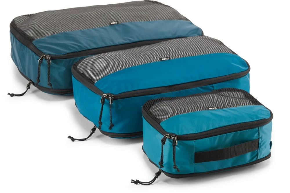 Rei Set Cube Small/Medium/Large Co-Op Expandable Packing 1 Rei Set Cube Small/Medium/Large Co-Op Expandable Packing
