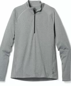 Rei Men' Top Tall Size Lightweight Zip-Neck Co-Op Long-Sleeve Base Layer