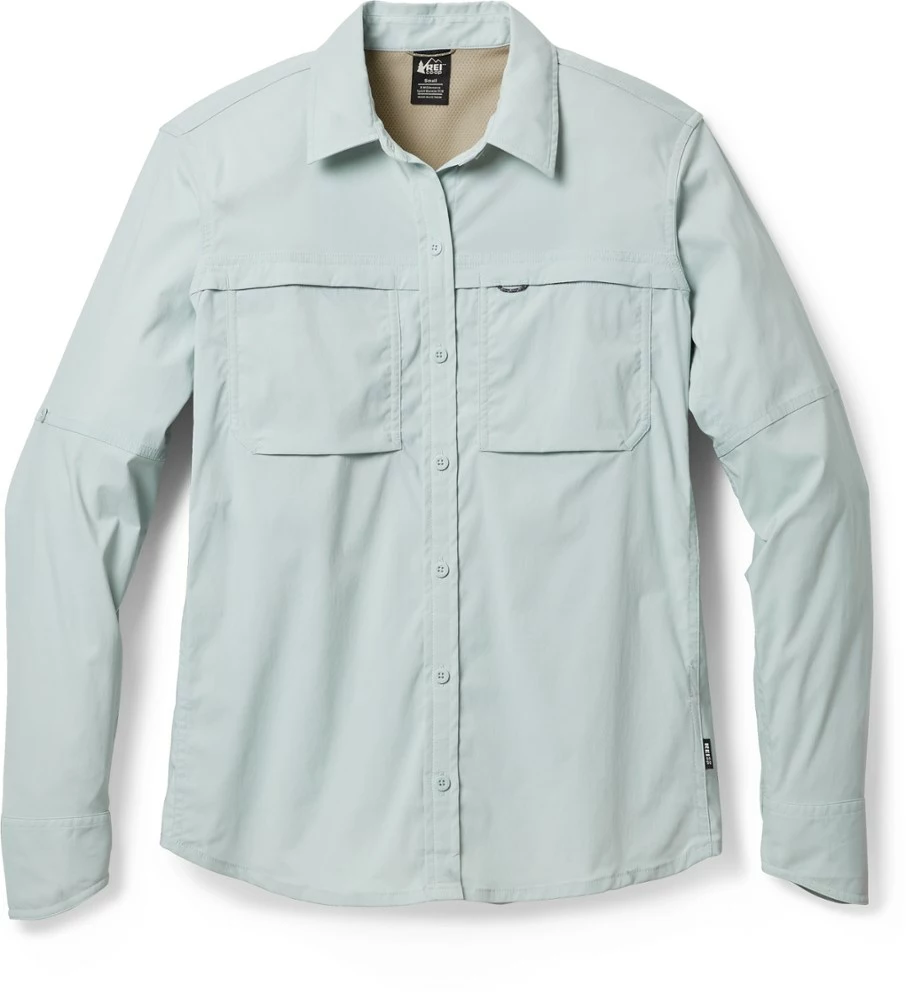 Rei Co-Op Women' Shirt Sahara Solid Long-Sleeve 1 Rei Co-Op Women' Shirt Sahara Solid Long-Sleeve