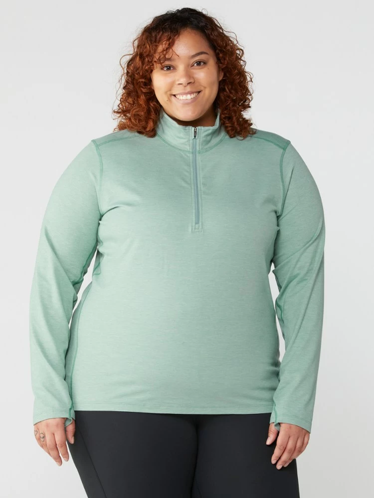 Rei Women' Top Midweight Co-Op Base Layer Half-Zip 3 Rei Women' Top Midweight Co-Op Base Layer Half-Zip - Image 3