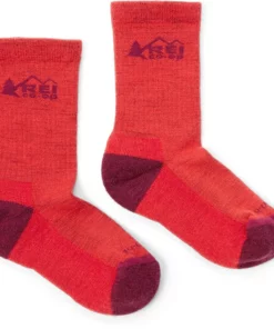 Rei Co-Op Kids' Crew Sock Trailsmith Merino Wool Lightweight