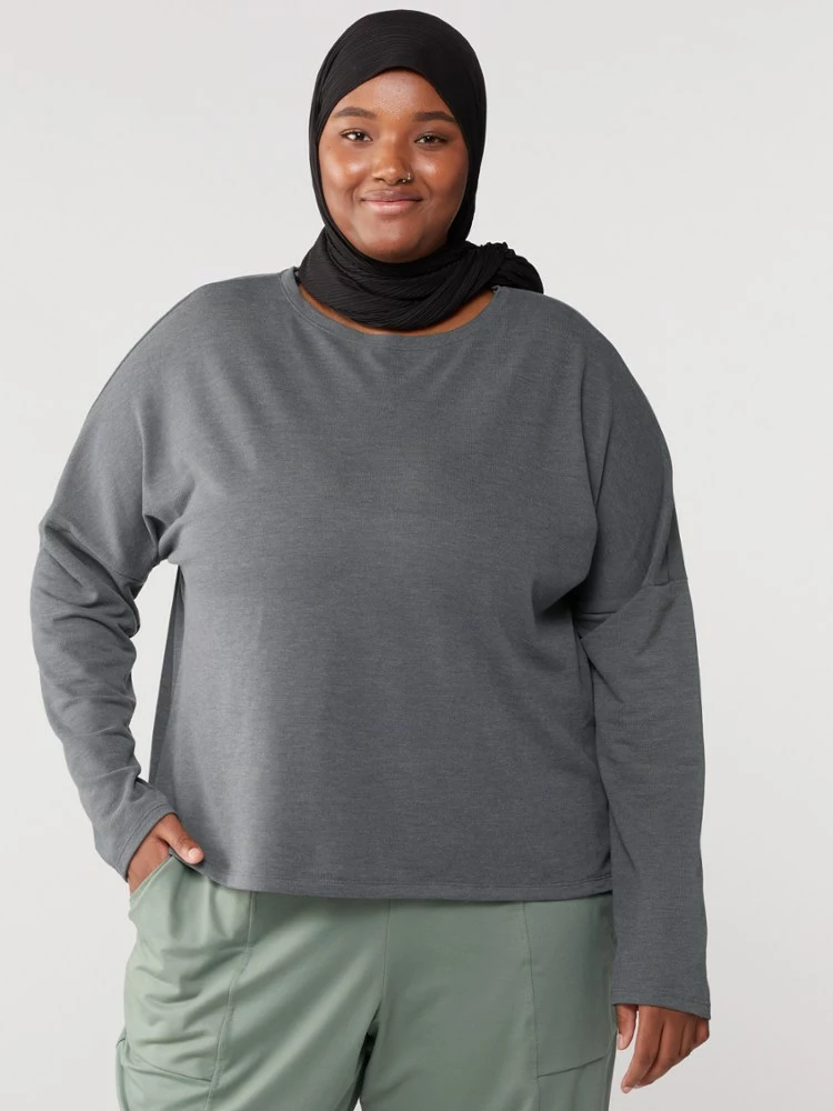 Rei Co-Op Women' Top New Route Plus Size Long-Sleeve 2 Rei Co-Op Women' Top New Route Plus Size Long-Sleeve - Image 2