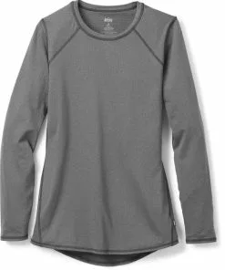 Rei Women' Base Layer Crew Top Lightweight Co-Op Long-Sleeve