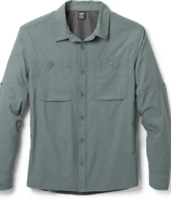 Rei Co-Op Men' Shirt Sahara Solid Long-Sleeve