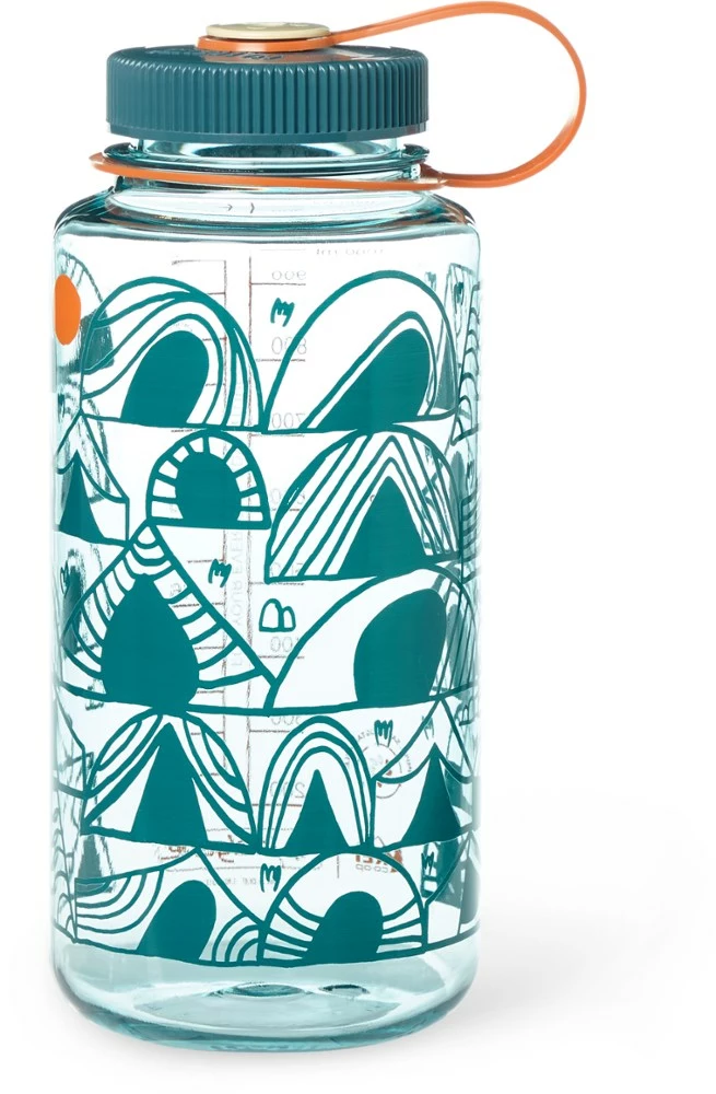 Nalgene Rei Water Bottle 32 Fl. Oz. Wide-Mouth Sustain Co-Op Graphic 4 Nalgene Rei Water Bottle 32 Fl. Oz. Wide-Mouth Sustain Co-Op Graphic - Image 4