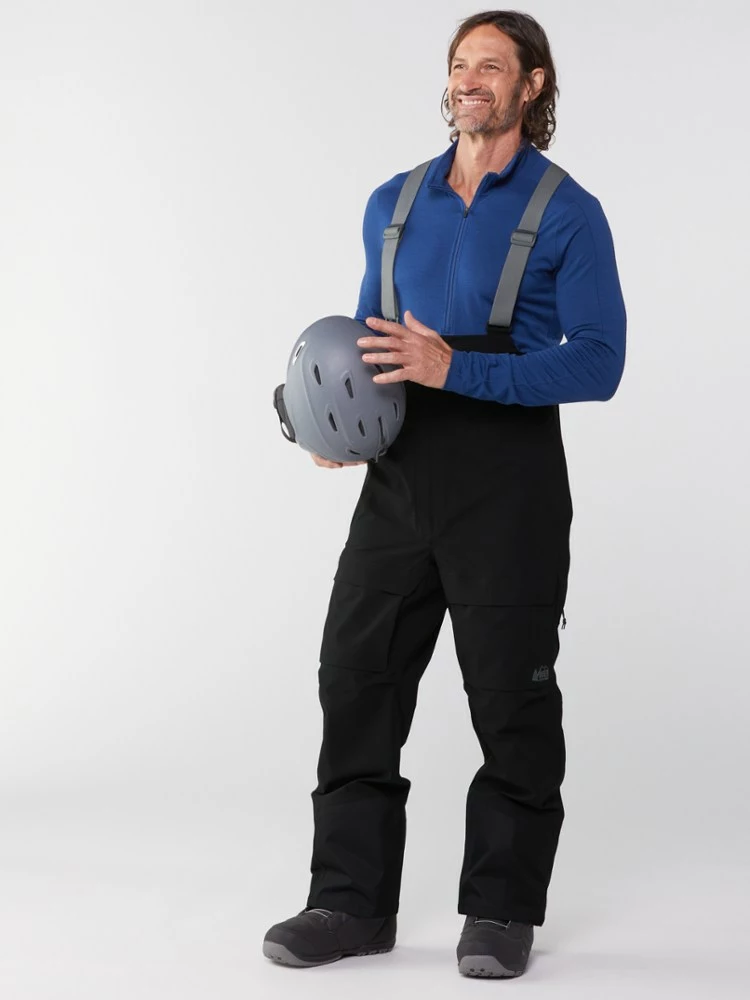 Rei Men' Pant First Chair Short Size Co-Op Snow Bib Gtx 4 Rei Men' Pant First Chair Short Size Co-Op Snow Bib Gtx - Image 4