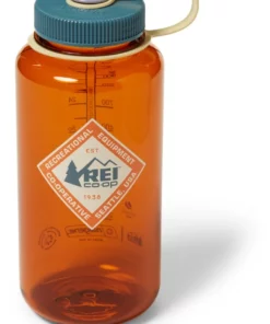 Nalgene Rei Water Bottle 32 Fl. Oz. Wide-Mouth Sustain Co-Op Graphic -Rei Camping Outdoor Store b1b58f05 60d4 488f aeed e9cdfd8a9777