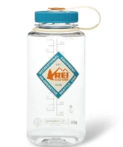 Nalgene Rei Water Bottle 32 Fl. Oz. Wide-Mouth Sustain Co-Op Graphic -Rei Camping Outdoor Store bc023ded 4de6 4756 aae4 e7de88be1c0c