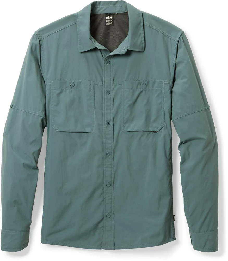Rei Co-Op Men' Shirt Tall Size Solid Long-Sleeve Sahara 8 Rei Co-Op Men' Shirt Tall Size Solid Long-Sleeve Sahara - Image 8