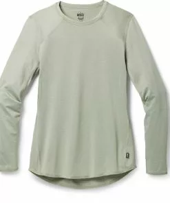 Rei Women' Base Layer Crew Top Lightweight Co-Op Long-Sleeve -Rei Camping Outdoor Store c183db58 cd61 4143 9037 4a875399c20c