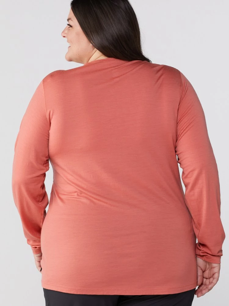 Rei Women' Layer Top Merino 185 Plus Size Base Co-Op Long-Sleeve 3 Rei Women' Layer Top Merino 185 Plus Size Base Co-Op Long-Sleeve - Image 3