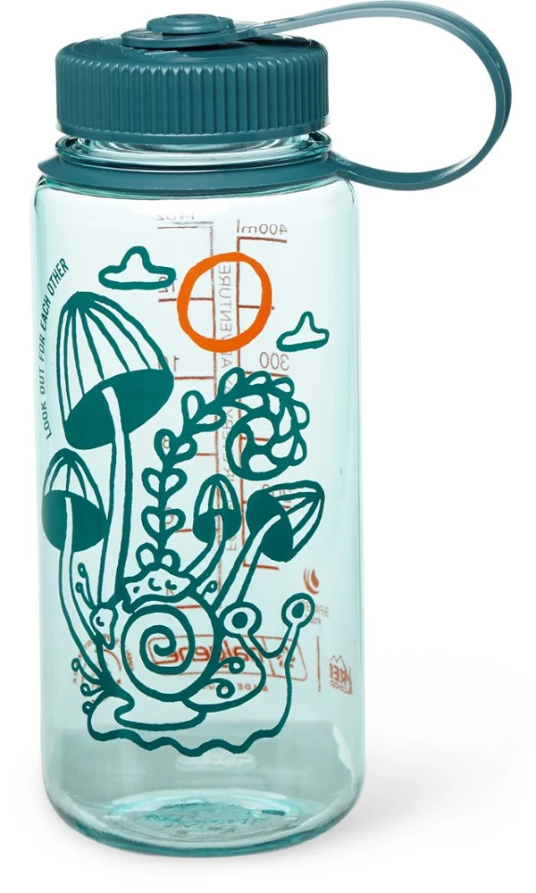 Nalgene Rei Water Bottle 16 Fl. Oz. Wide-Mouth Sustain Co-Op Graphic 5 Nalgene Rei Water Bottle 16 Fl. Oz. Wide-Mouth Sustain Co-Op Graphic - Image 5