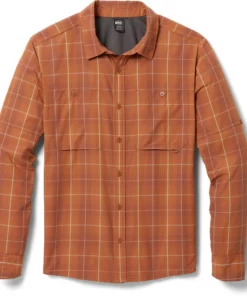 Rei Co-Op Men' Shirt Sahara Pattern Long-Sleeve -Rei Camping Outdoor Store e2b8c2df 2fc4 4203 8f62 63f55c725fee