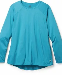 Rei Women' Base Layer Crew Top Plus Size Lightweight Co-Op Long-Sleeve -Rei Camping Outdoor Store e3e475be 2390 47c5 8603 ba62a3336beb