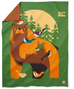Rei Co-Op Pride Flannel/Fleece Blanket Bear