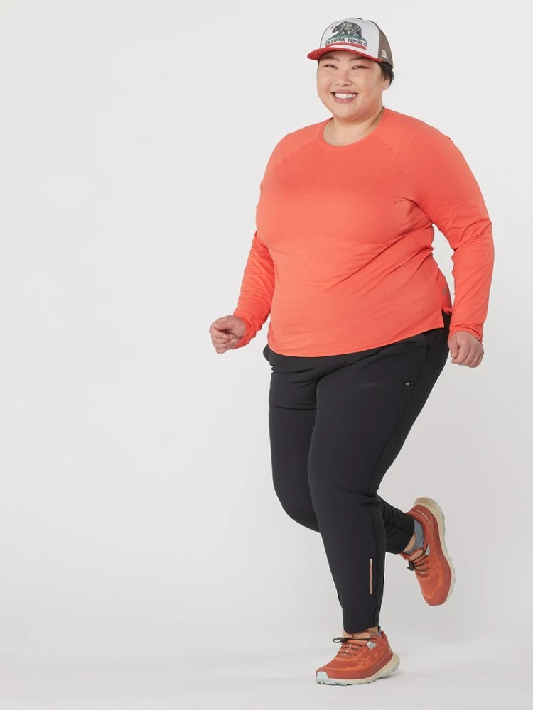 Rei Co-Op Swiftland Women' T-Shirt Plus Size Running Long-Sleeve 4 Rei Co-Op Swiftland Women' T-Shirt Plus Size Running Long-Sleeve - Image 4