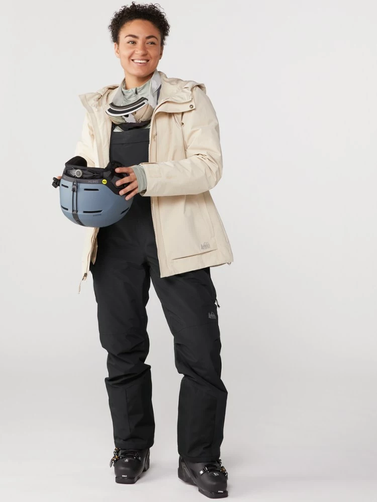 Rei Women' Pant Petite Size Powderbound Snow Insulated Bib Co-Op 4 Rei Women' Pant Petite Size Powderbound Snow Insulated Bib Co-Op - Image 4