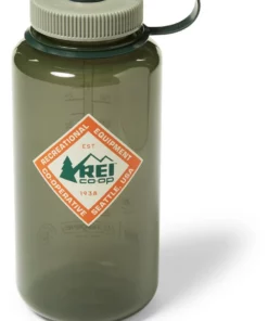Nalgene Rei Water Bottle 32 Fl. Oz. Wide-Mouth Sustain Co-Op Graphic
